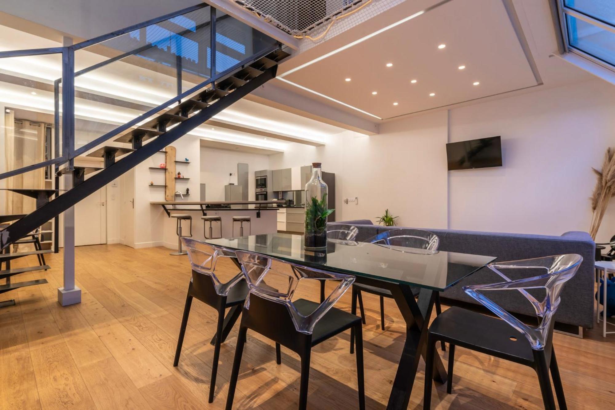 Appartement Loft Design & Familial Parc Des Buttes Chaumont *